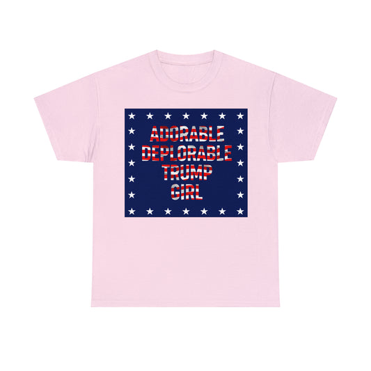 Adorable Trump Girl Cotton Tee